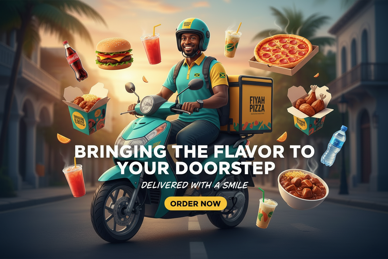 Food Delivery Courier Banner